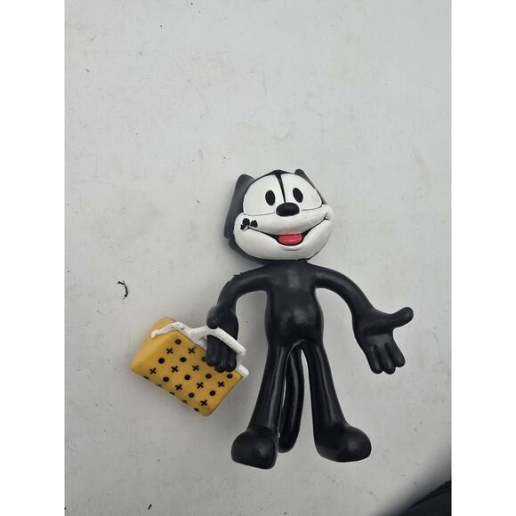 * NJ CROCE FELIX THE CAT ACTION FIGURE * Pre-owned - Picture 1 of 5